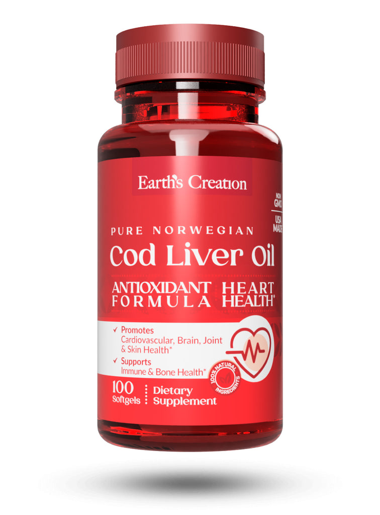 Cod Liver Oil - Pure Norwegian – Earth's Creation USA